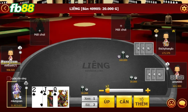 Hướng dẫn luật chơi và cách chơi Liêng FB88